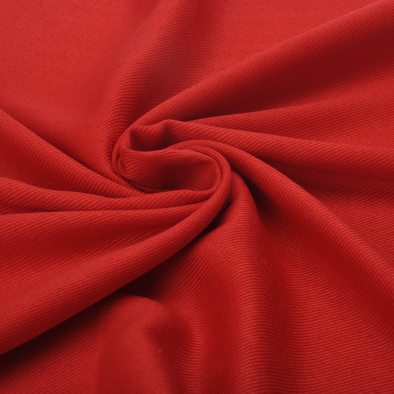 Red Twill Thick Pashmina 175x60cm Hijab