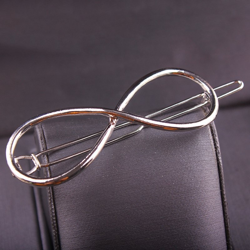 Silver infinity Hair Pin