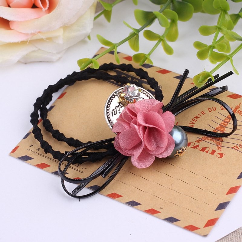 Pink Floral Hairband