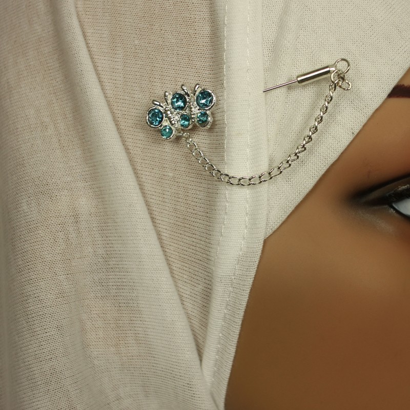 Butterfly Sky Hijab Pin