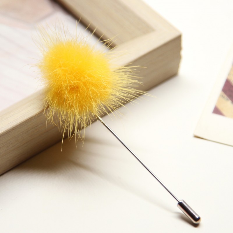 Turmeric Puffy Hijab Pin 