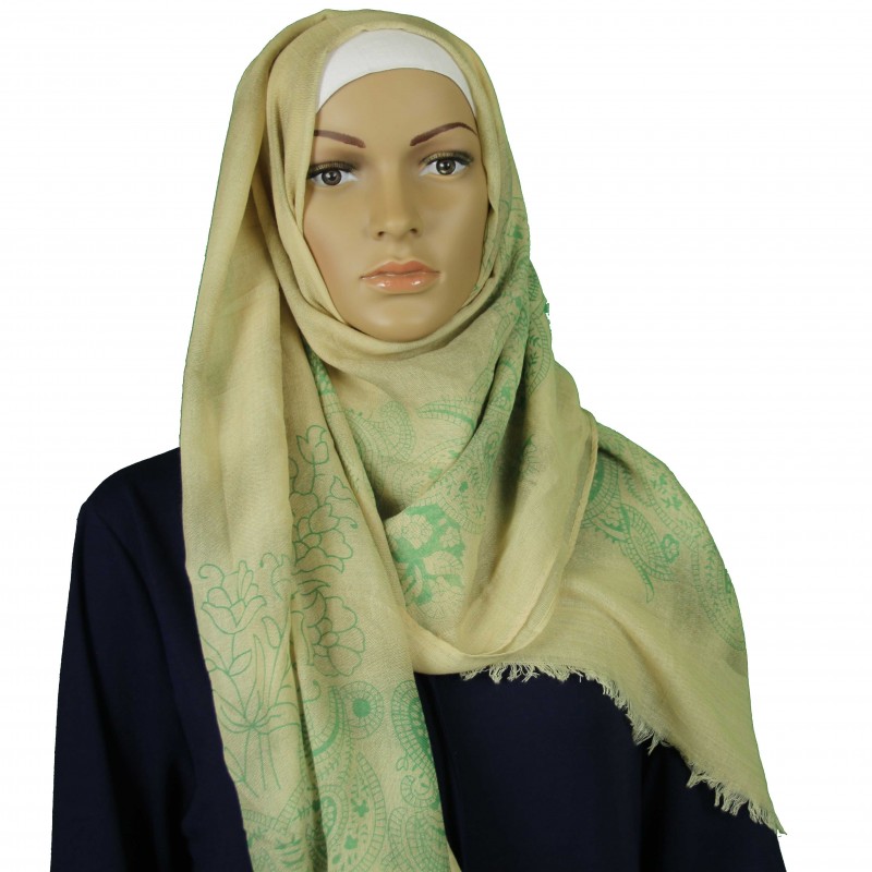 Beige Crisp Cashew Hijab