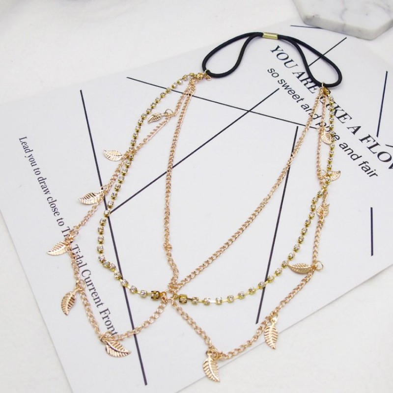 Golden Leafy Headchain