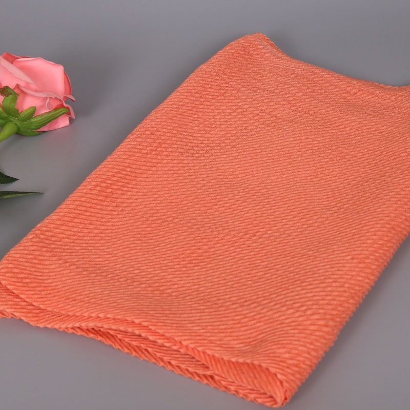 Orange Crimpled Crinkle Hijab