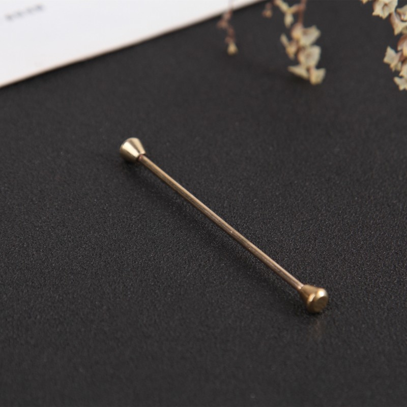 Copper Basic Solid Hijab Pin 