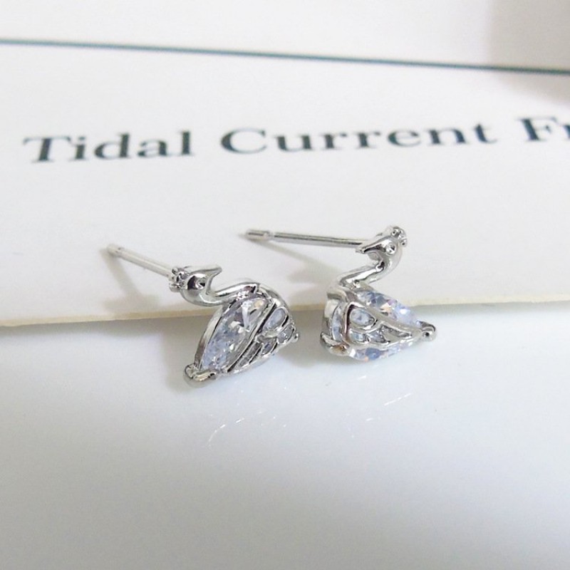 Swan Lake Crystal Studs