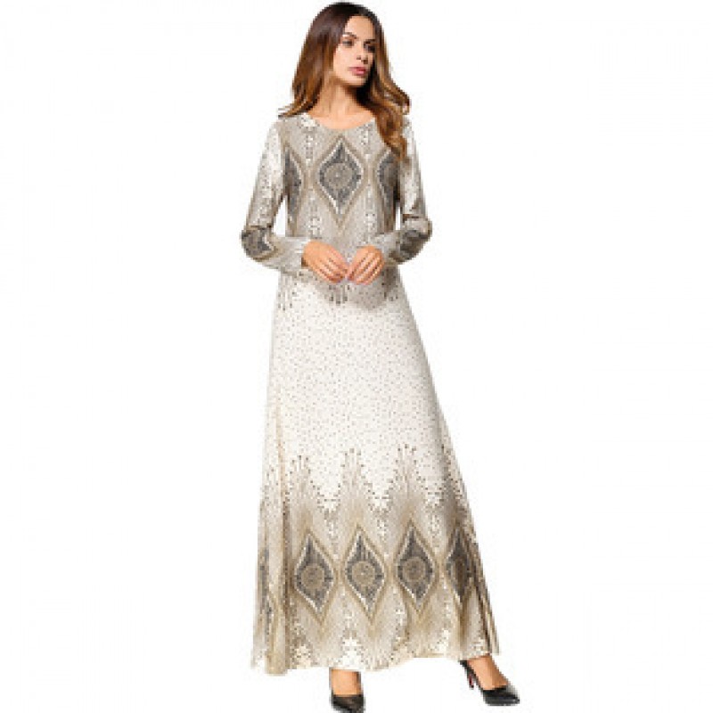 Apricot Indian Inspired Abaya L 