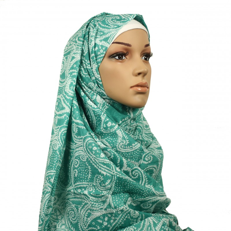 Cotton Sketch Sea Green