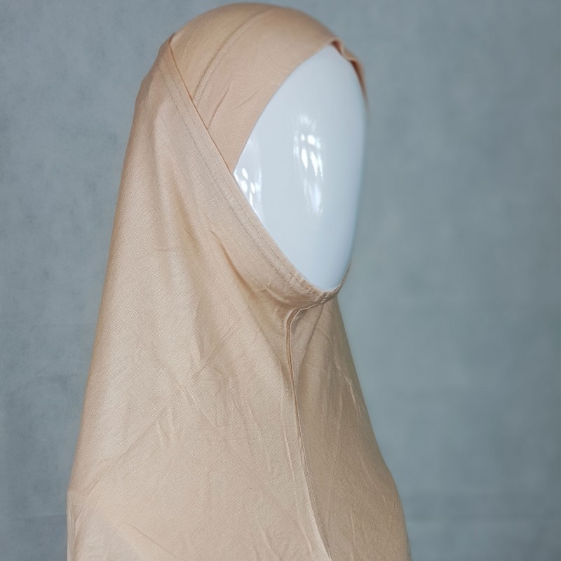 Cream Two Piece Ready Hijab