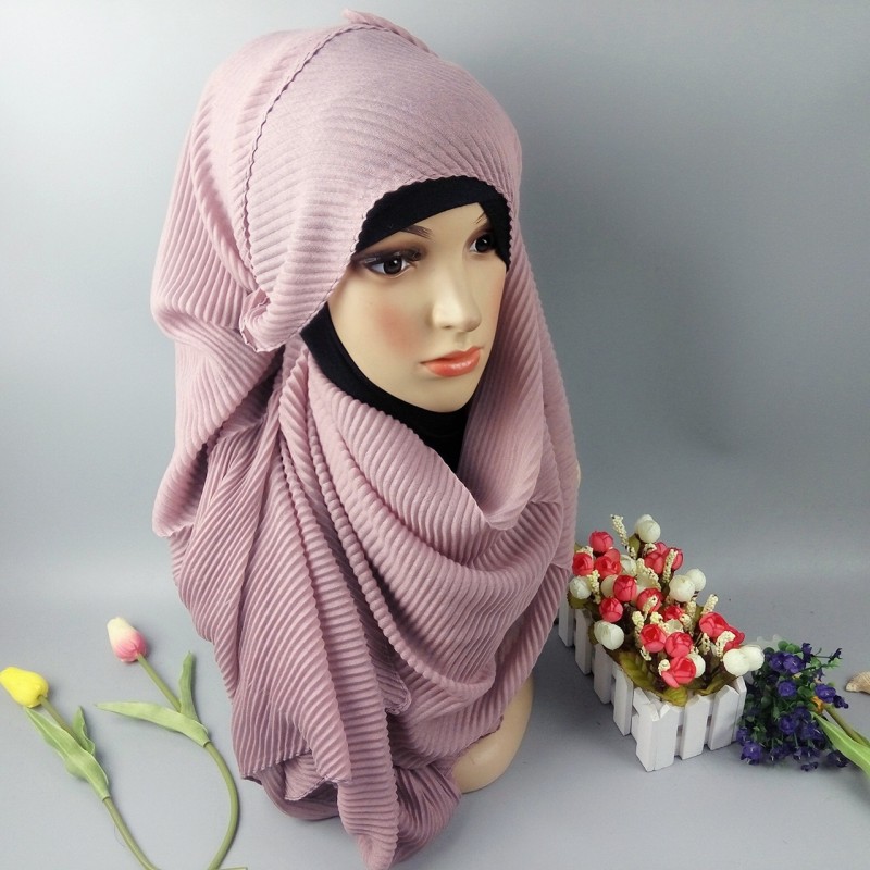 21# Crinkled Cotton Maxi Hijab 