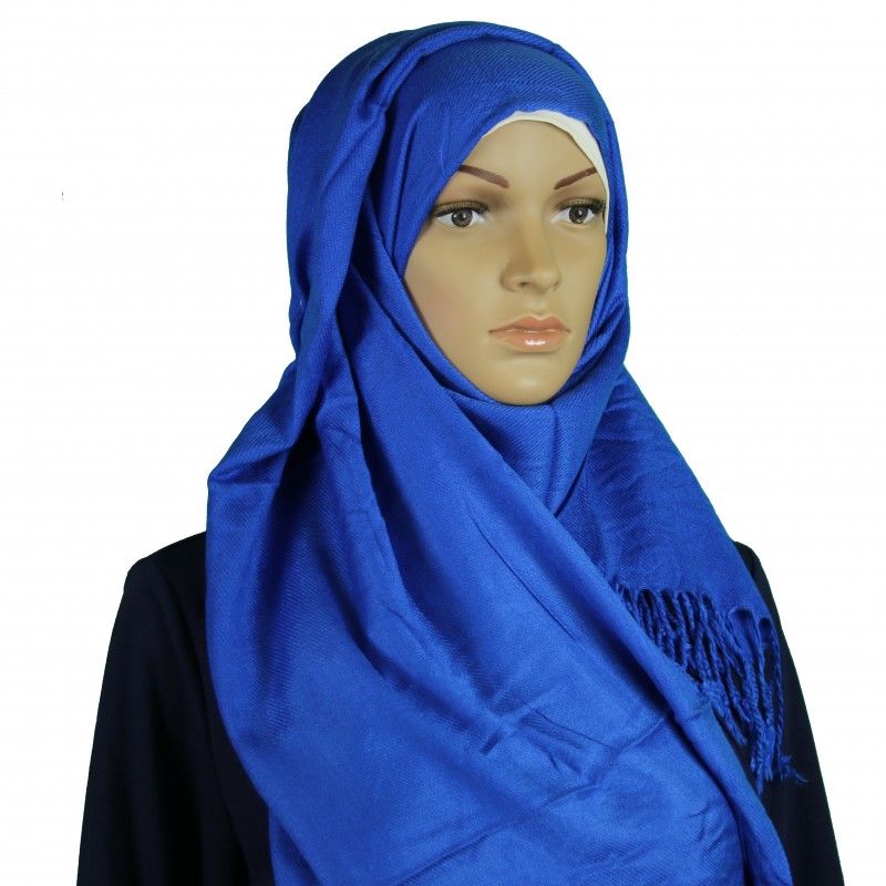 Royal Blue Pashmina Hijab