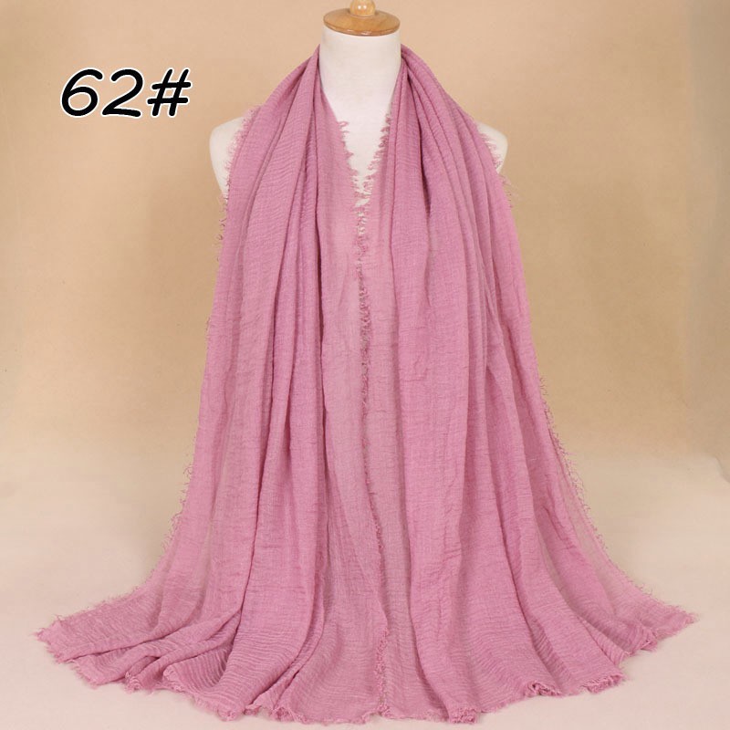 Ice Cream Pink Cotton Vogue Maxi Hijab