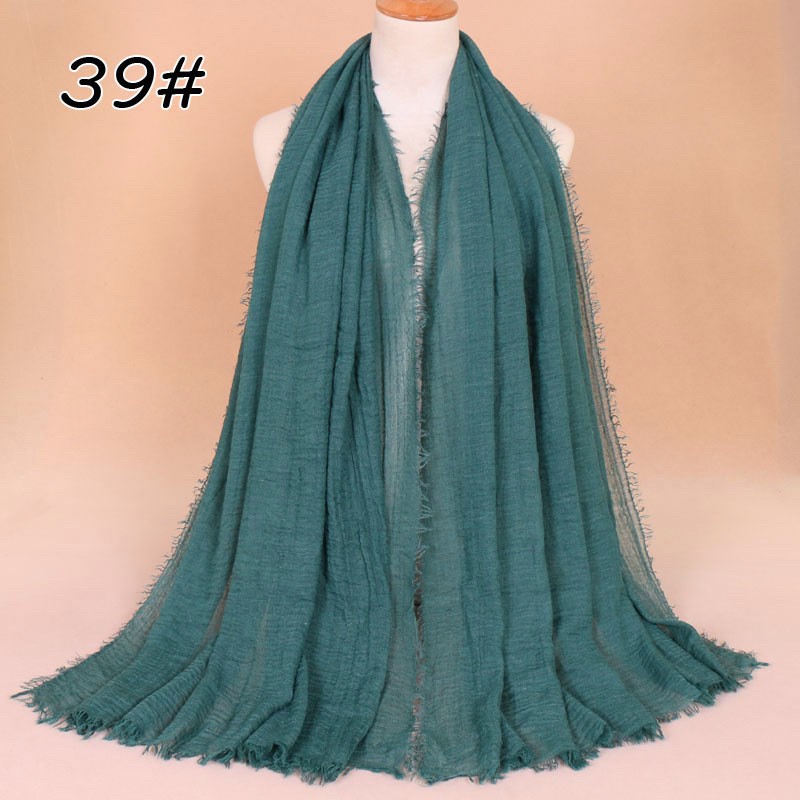 Teal Cotton Vogue Maxi Hijab