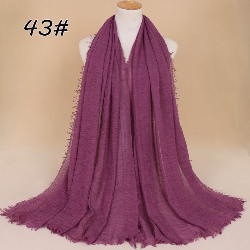 Denim Purple Cotton Vogue Maxi Hijab