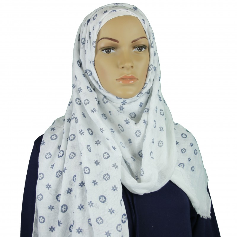 White Elle Hijab
