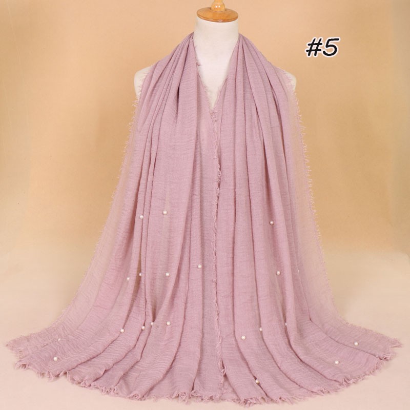 leather powder Pearl Vogue Maxi Hijab