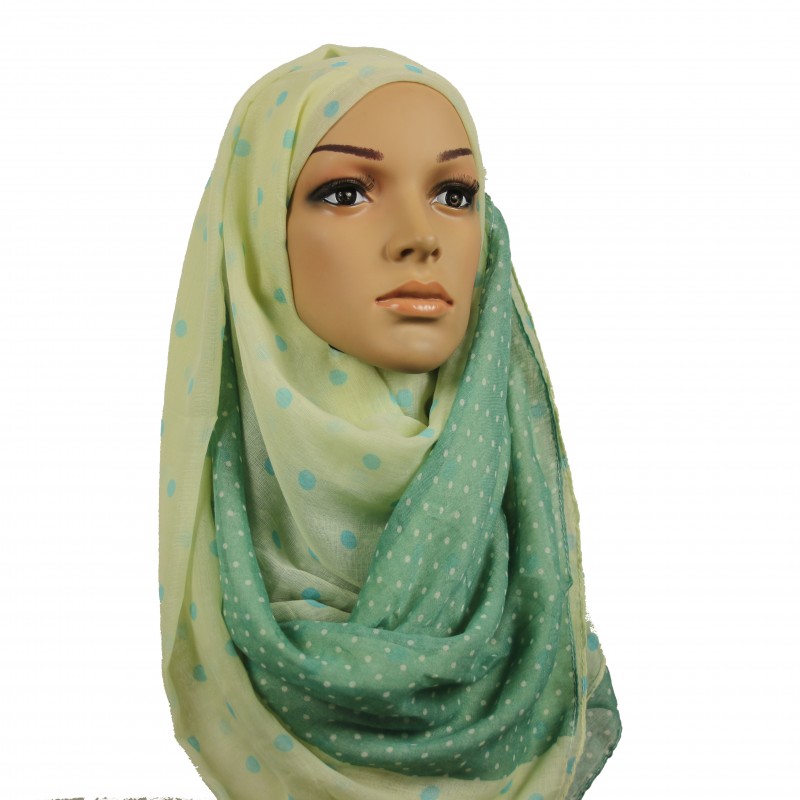 Polka Tone Green