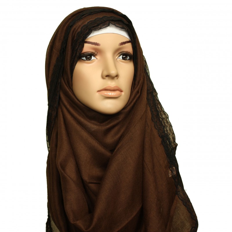 Brown Lace Trim