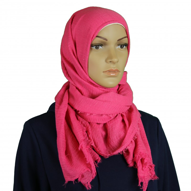 Hot Pink Vogue Maxi Hijab