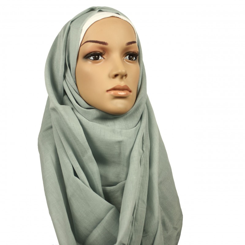 Light Grey Luxury Cotton Hijab