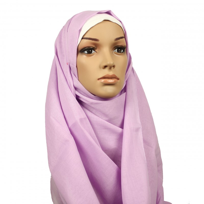 Lilac Luxury Cotton Hijab