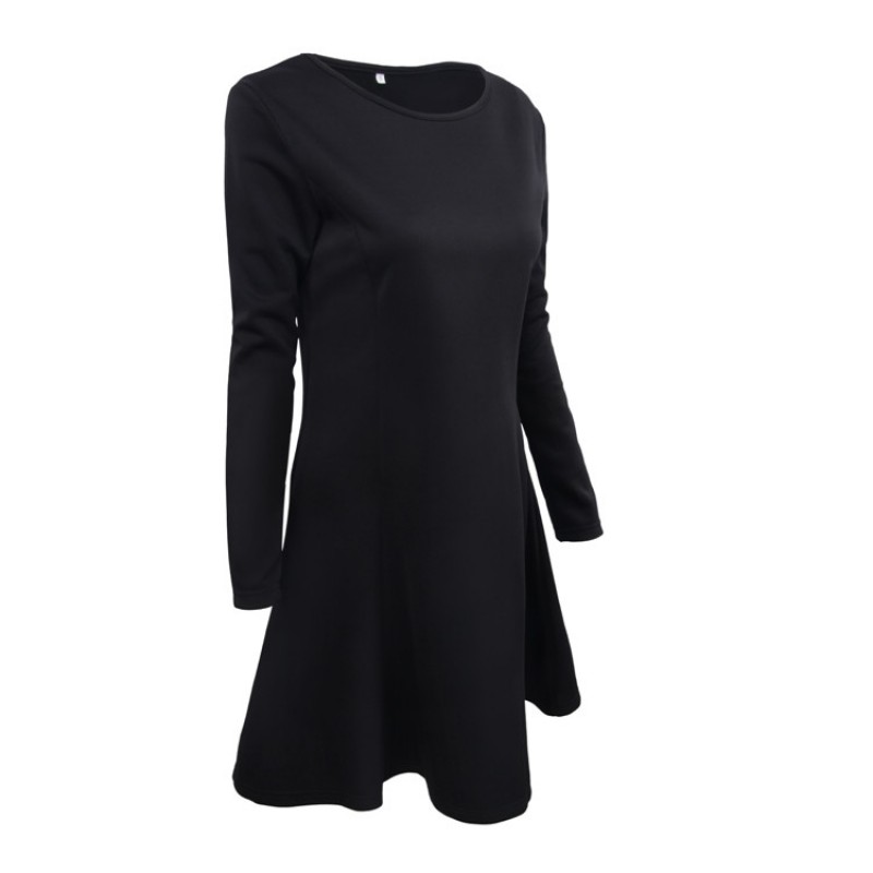 Black Tunic Skater Dress Small