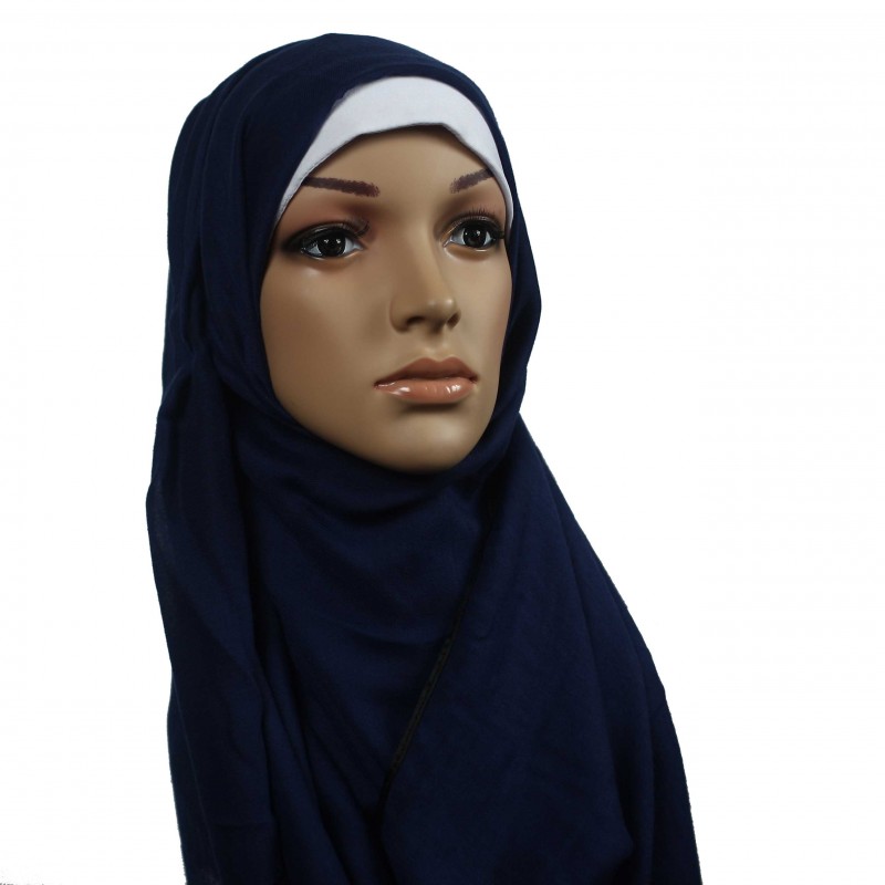 Navy Thick Hijab