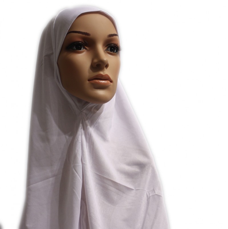 White Amira Hijab