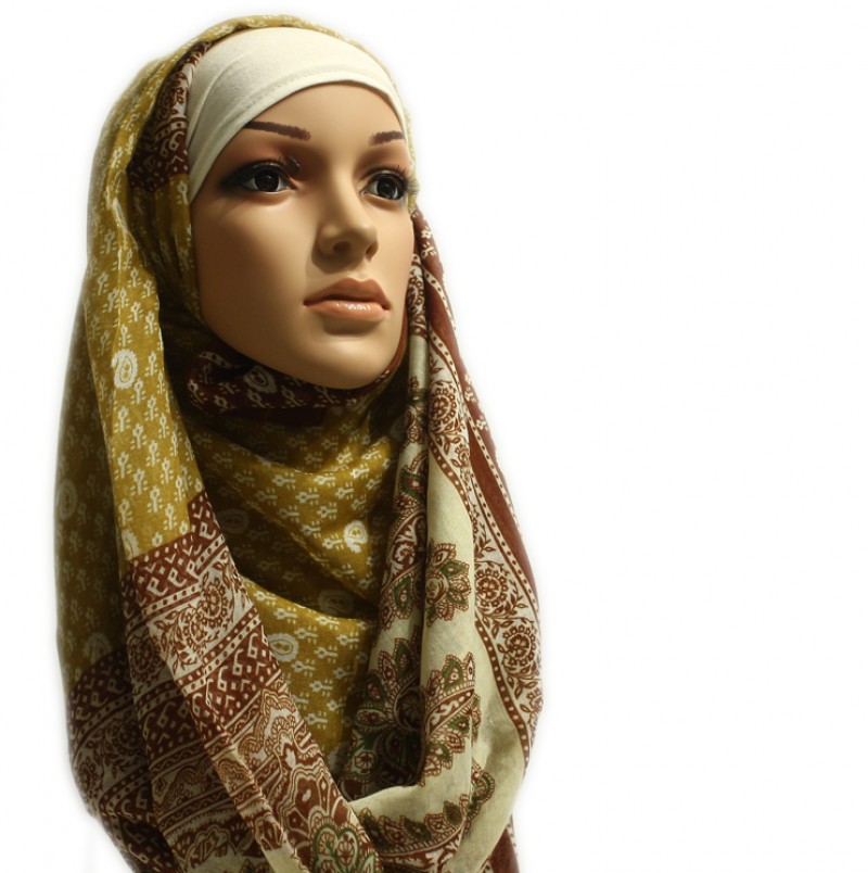 Porcelain Paisley Gold