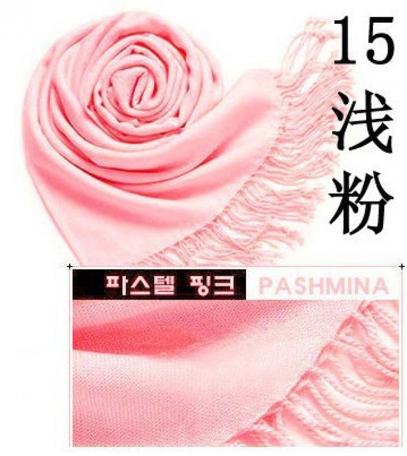  light powder Cashmere 180x70cm Pashmina Hijab