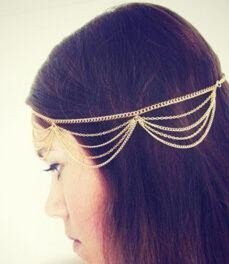 Gold Simple Headchain