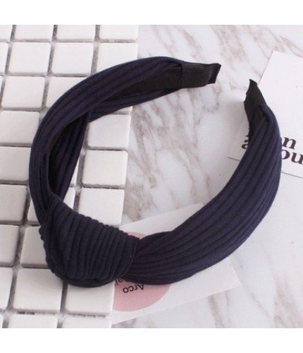 Navy Blue Relaxed Hairband