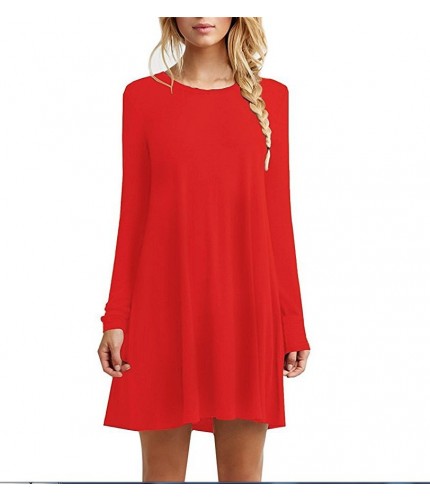 Red Tunic Top Dress Large