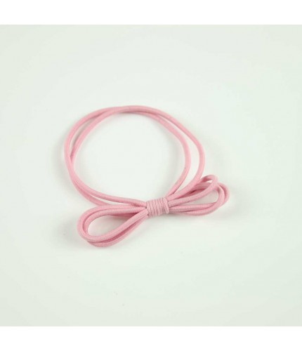 Pink basic tie hairband