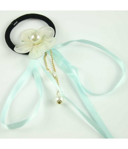Mint Daisy ribbon hairband