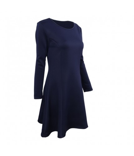 Dark Blue Tunic Skater Dress Medium