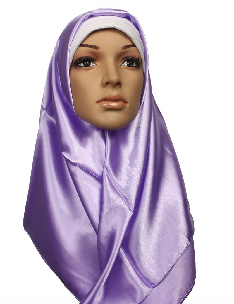 Lilac Square Hijab