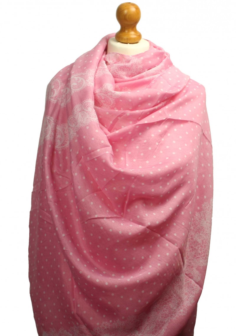 Polka Lace Pink