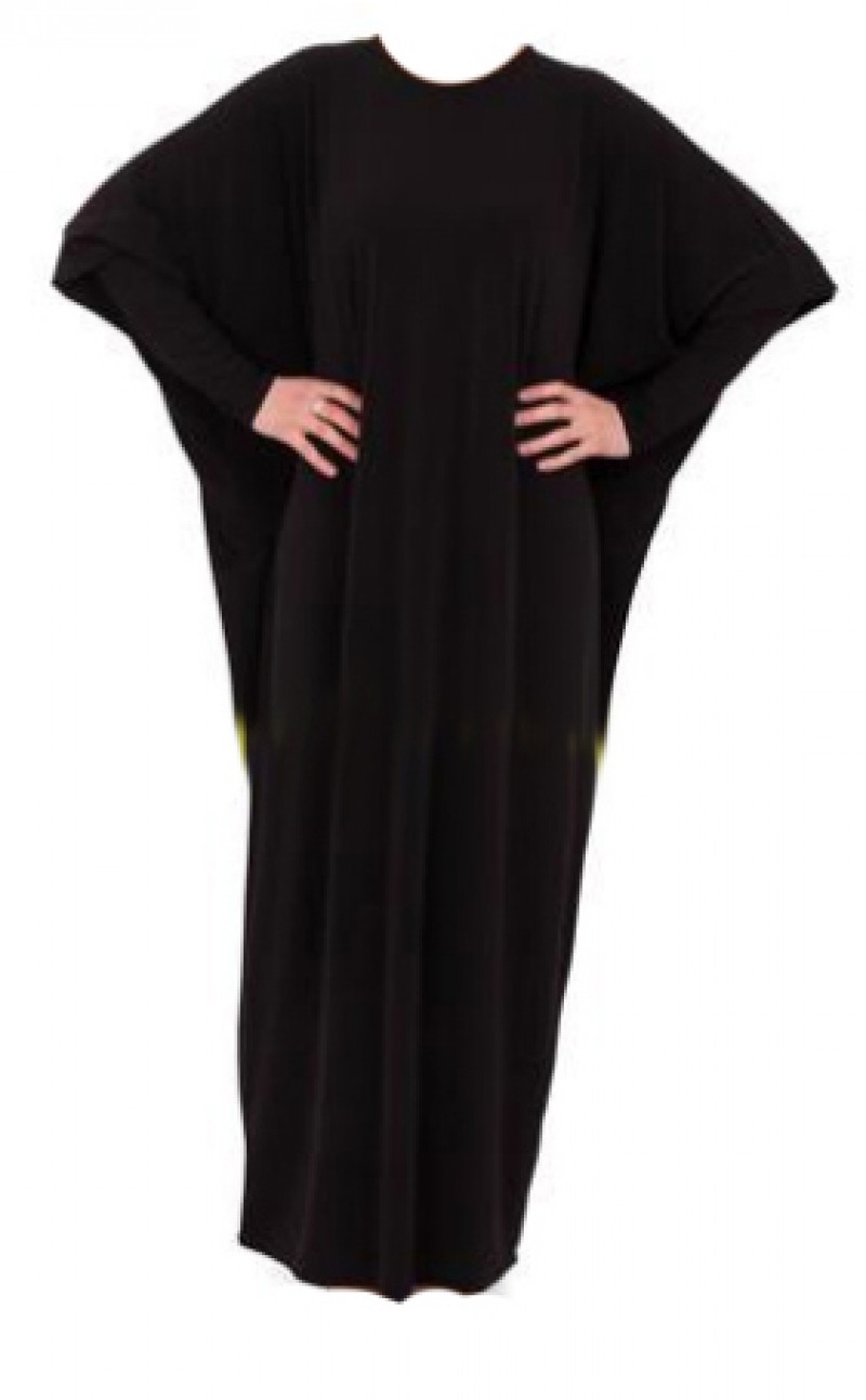 Throw Over Abaya Black - 58