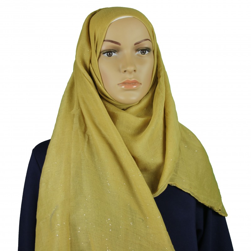 Caramel Glitter Hijab