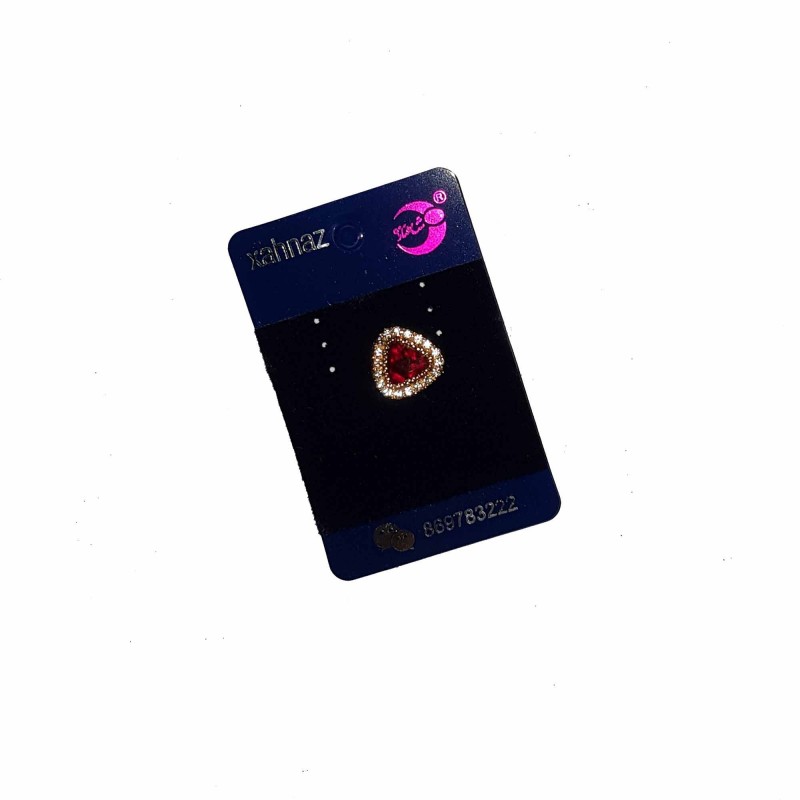 Red Crystal Magnetic Hijab Pin
