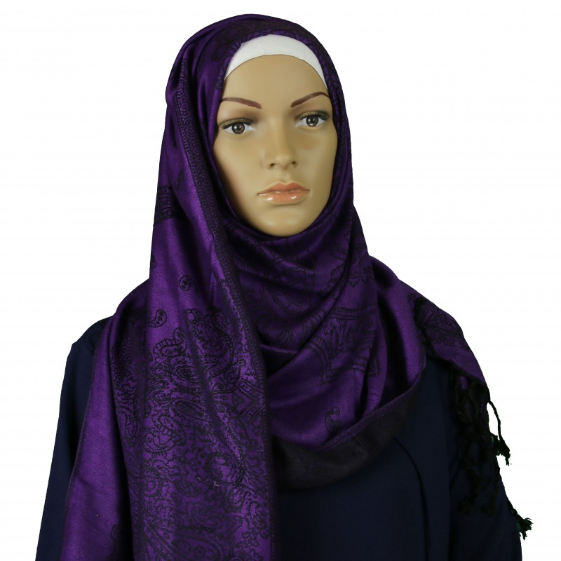 Purple Mughal Pashmina
