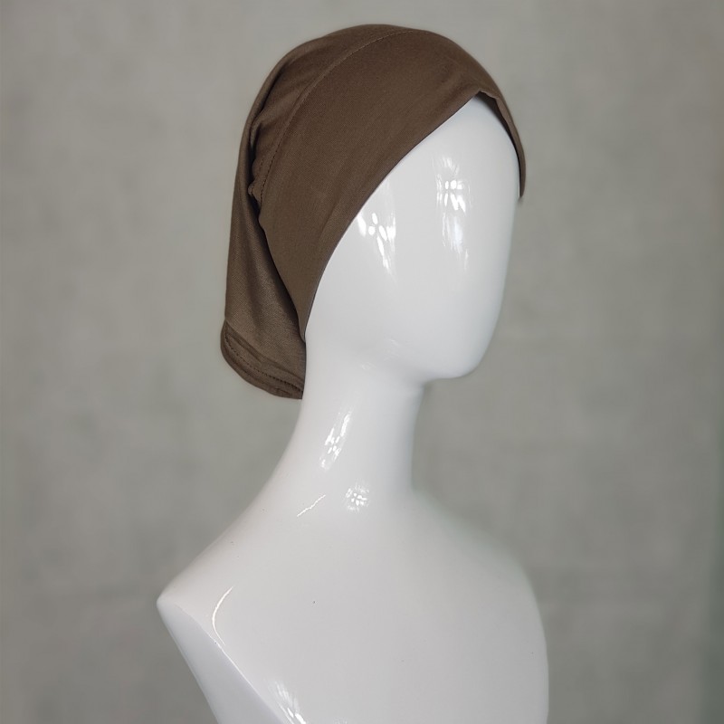 Caramel Tube Hijab Cap