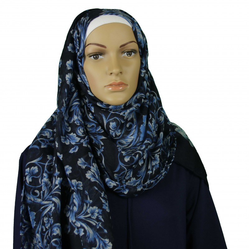 Cornice Navy Hijab