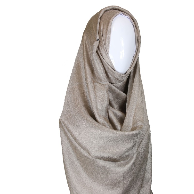 Steel Metallic Lustre Hijab