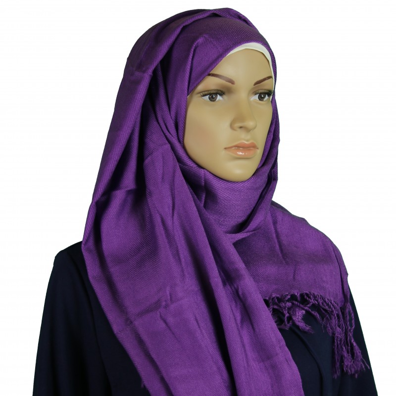Plum Pashmina Hijab