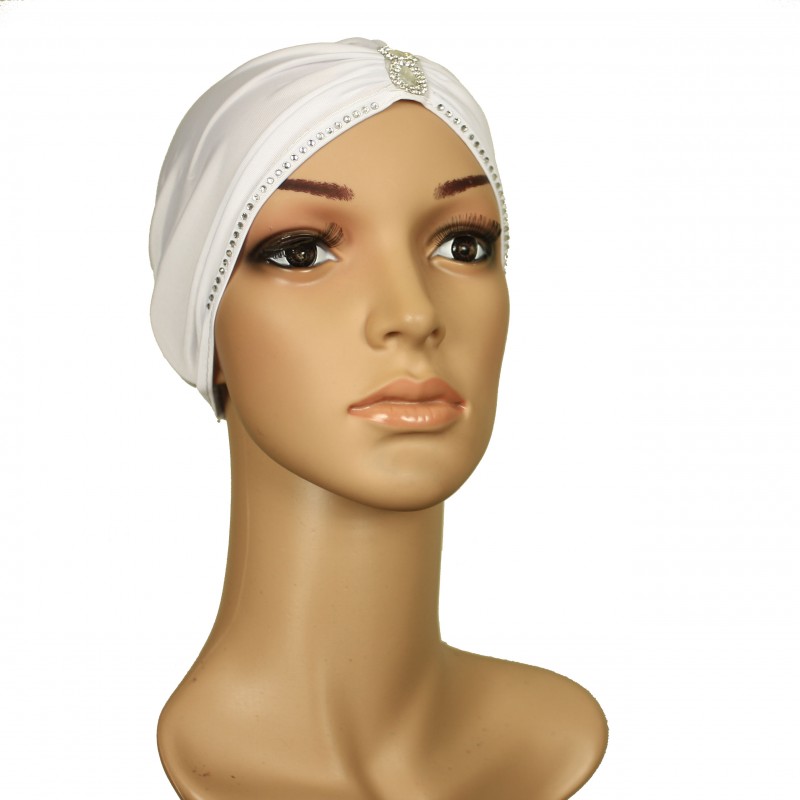 White Pinched Cap