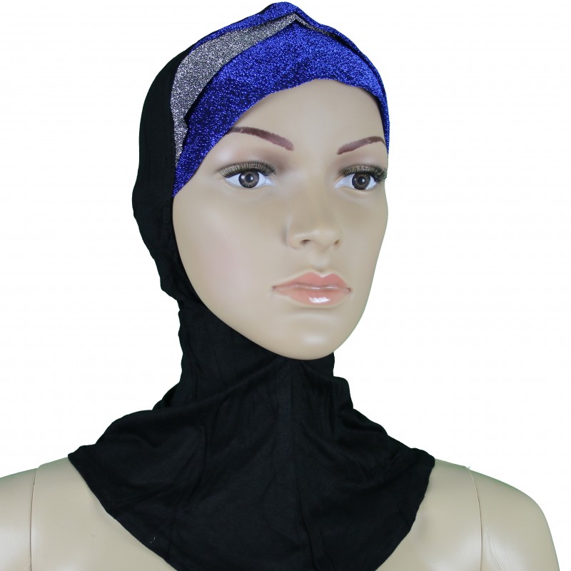 Black Blue Shimmer Underscarf