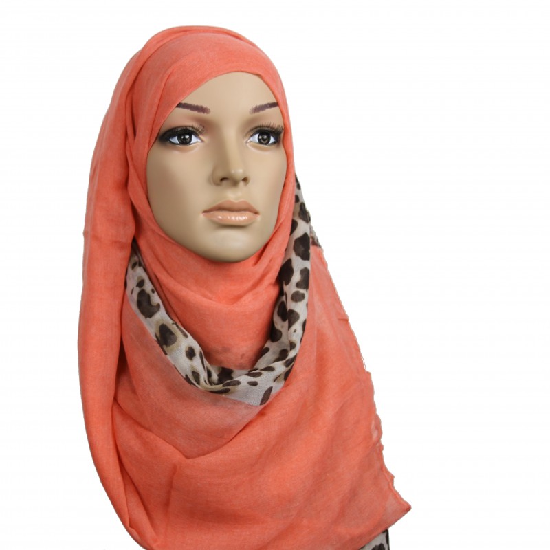 Leopard Edge Peach