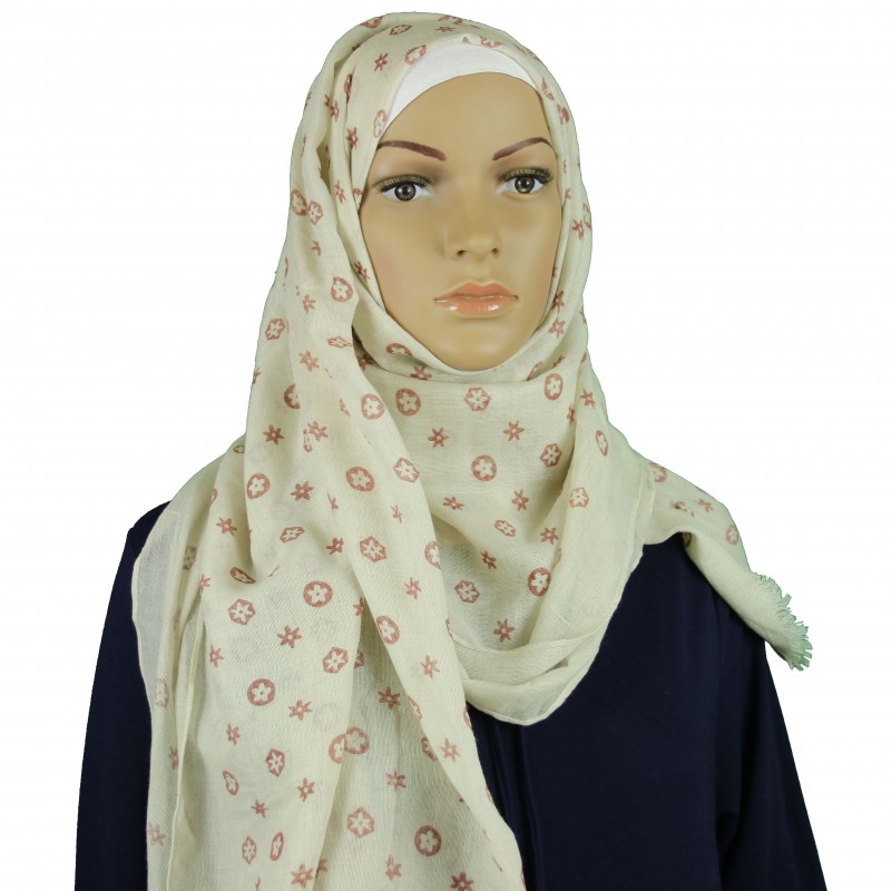 Cream Elle Hijab